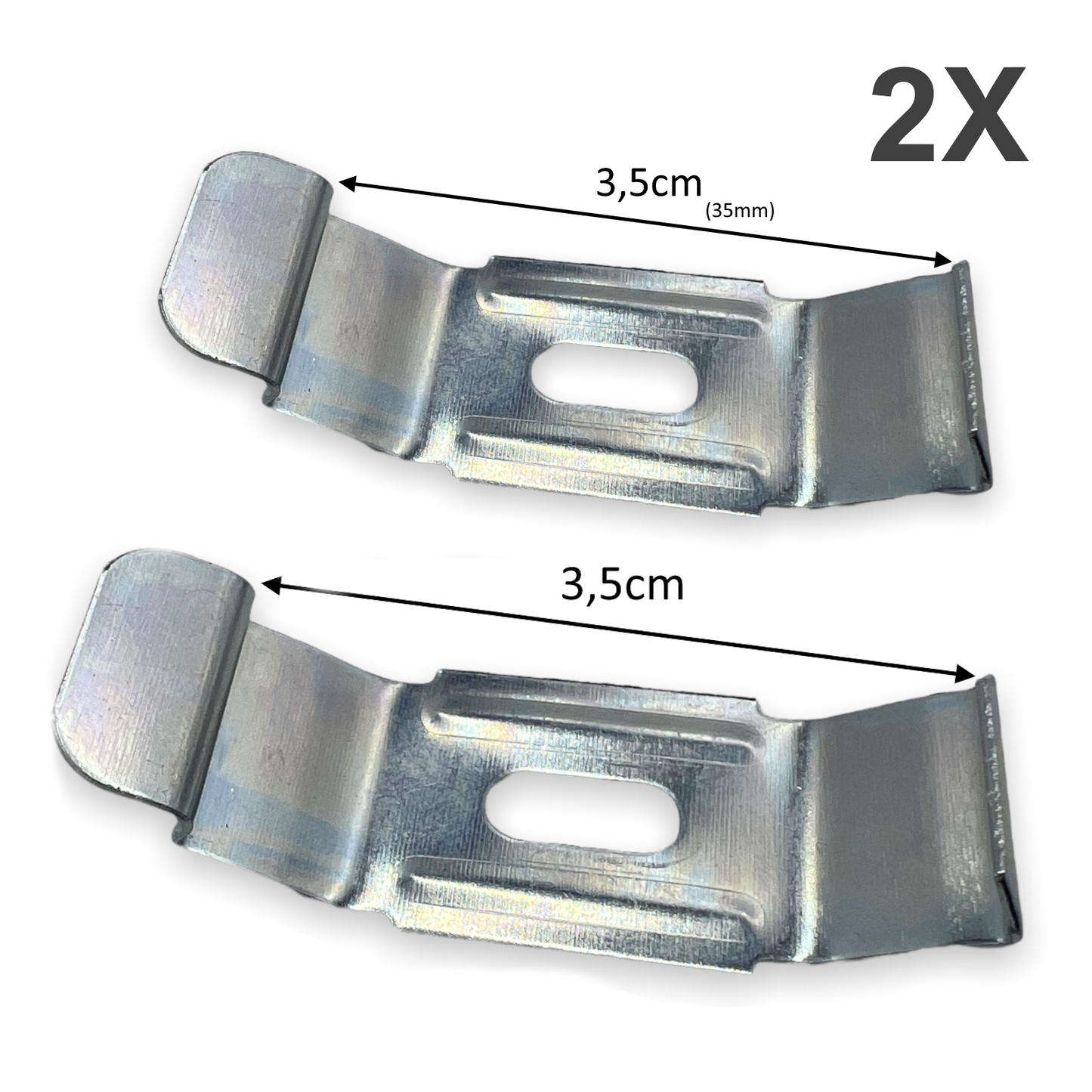 Doppelrollo Zebra Rollo Clips Klemmer Rollo halter 35mm für Wand Decken Montage 2X